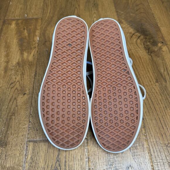 VANS Ward Shoes Men's 6.5 Womens 8 White Blue Red Old Skool Skate Sneakers - Picture 5 of 6